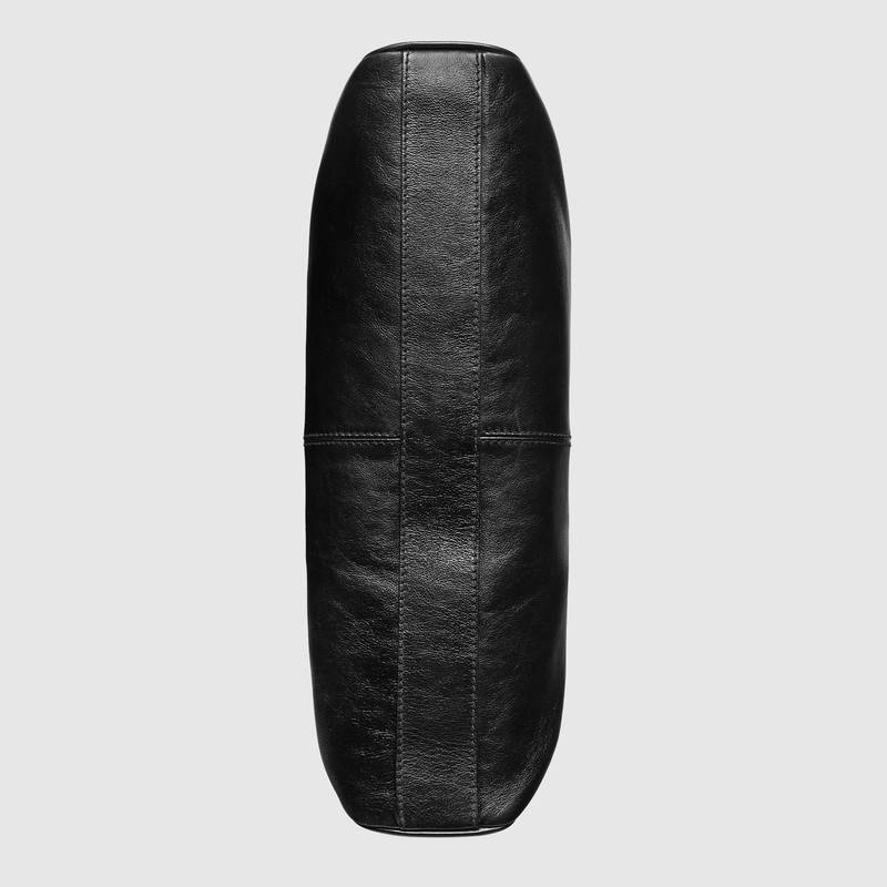 515937 Gucci手提袋 RE(BELLE) 軟皮革手袋 大號 古馳手提購物袋 黑色