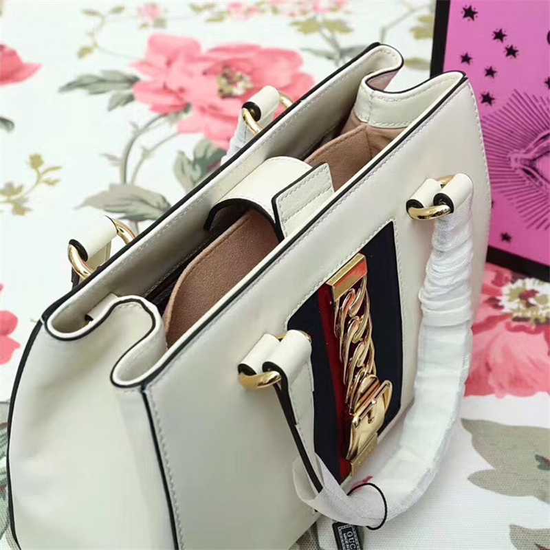 460381 Gucci女包 古馳手提包 Gucci經(jīng)典包包 古馳皮革手提包