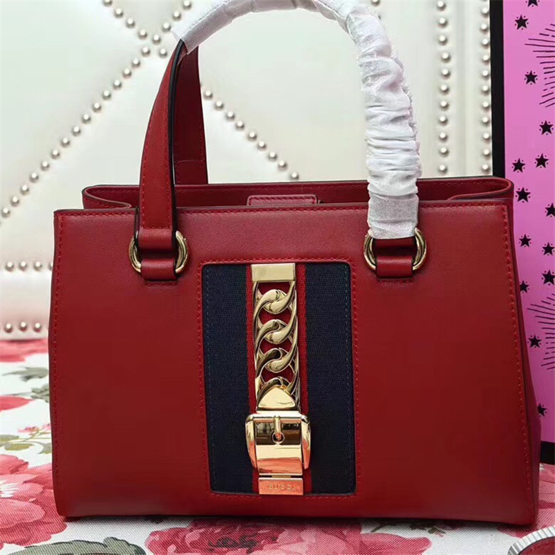 460381 Gucci女包 古馳手提包 Gucci經典包包 古馳皮革手提包