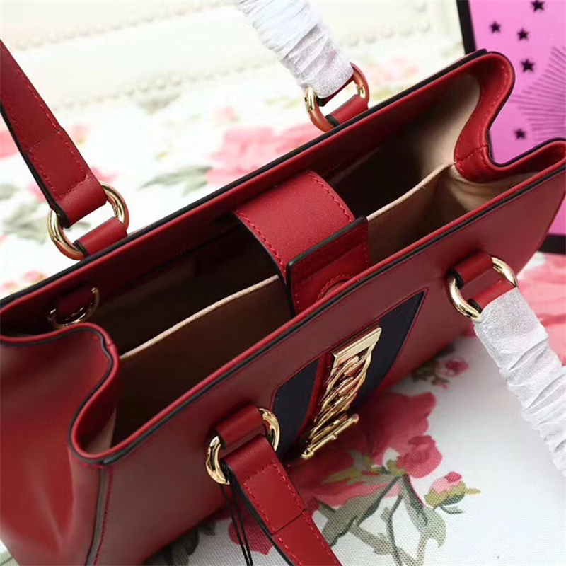 460381 Gucci女包 古馳手提包 Gucci經典包包 古馳皮革手提包