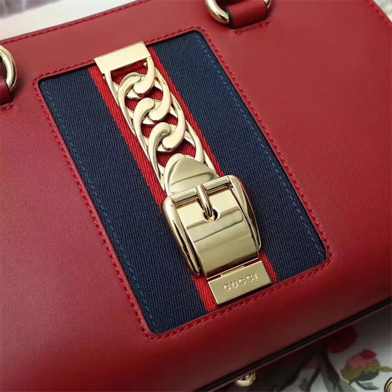 460381 Gucci女包 古馳手提包 Gucci經典包包 古馳皮革手提包