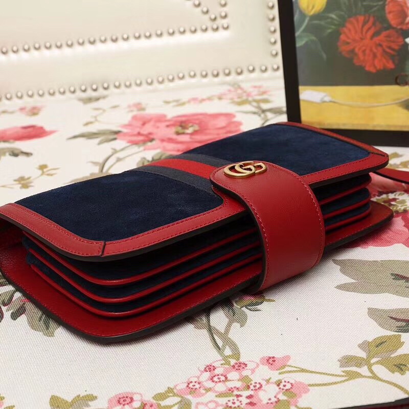 548304 Gucci Ophidia系列 磨砂皮古馳肩包 隔層風(fēng)琴設(shè)計 Gucci手包 紅色