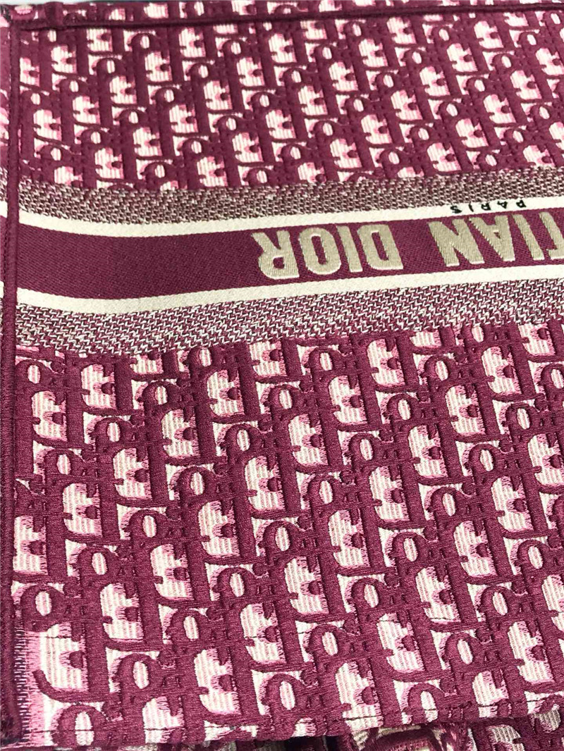 M1286 迪奧女包 Dior包包 迪奧刺繡購物袋 Dior手提袋 迪奧大容量包