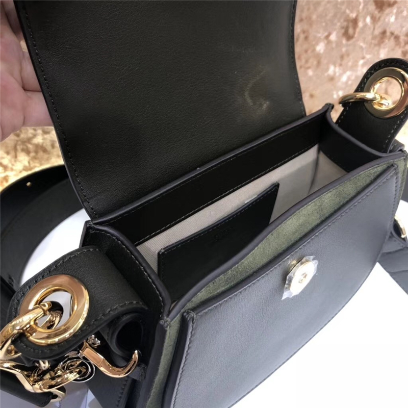 Chloe 珂洛伊 Chloe小豬包 Tess手袋 小牛皮麂皮 Chloe女包 黑配灰