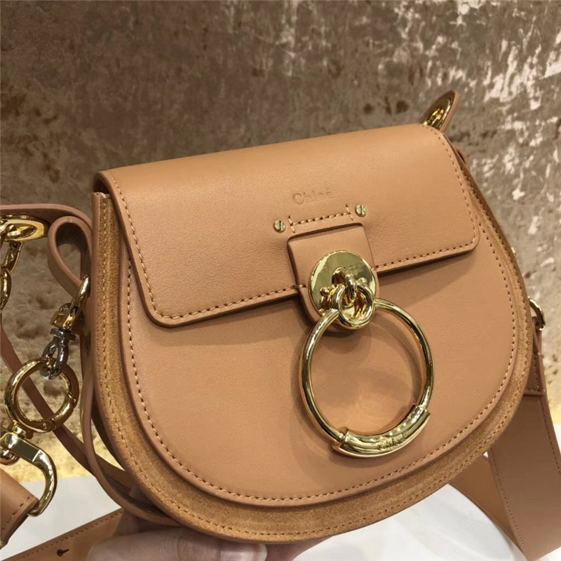 Chloe 珂洛伊 Chloe小豬包 Tess手袋 小牛皮麂皮 Chloe女包 漂白棕