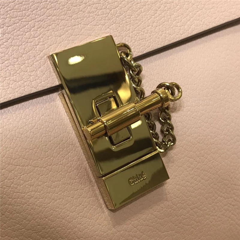 Chloe 珂洛伊 Chloe小豬包 小牛皮荔枝紋 海外原單 Chloe女包 裸粉