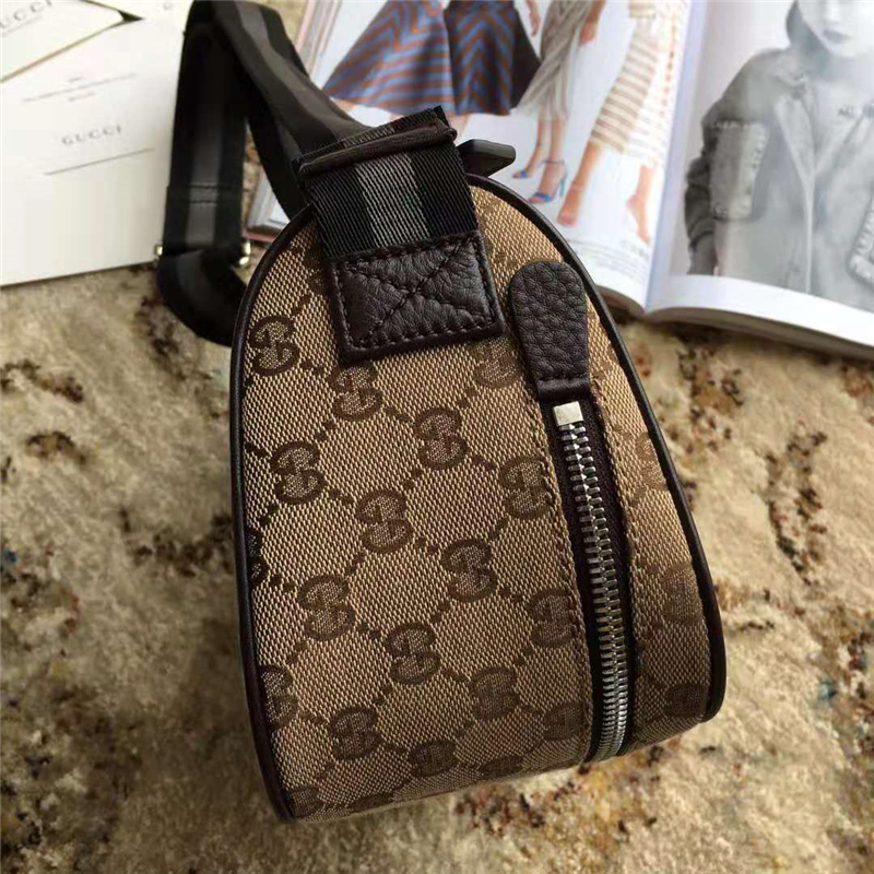 449182 Gucci胸包 GG高級人造帆布 時尚腰包 Gucci肩包