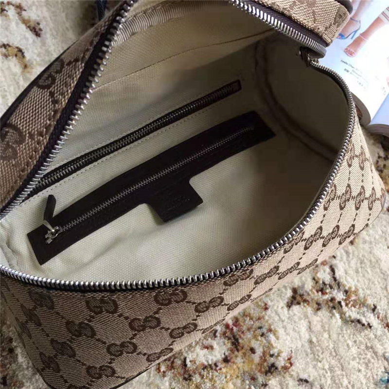 449182 Gucci胸包 GG高級人造帆布 時尚腰包 Gucci肩包