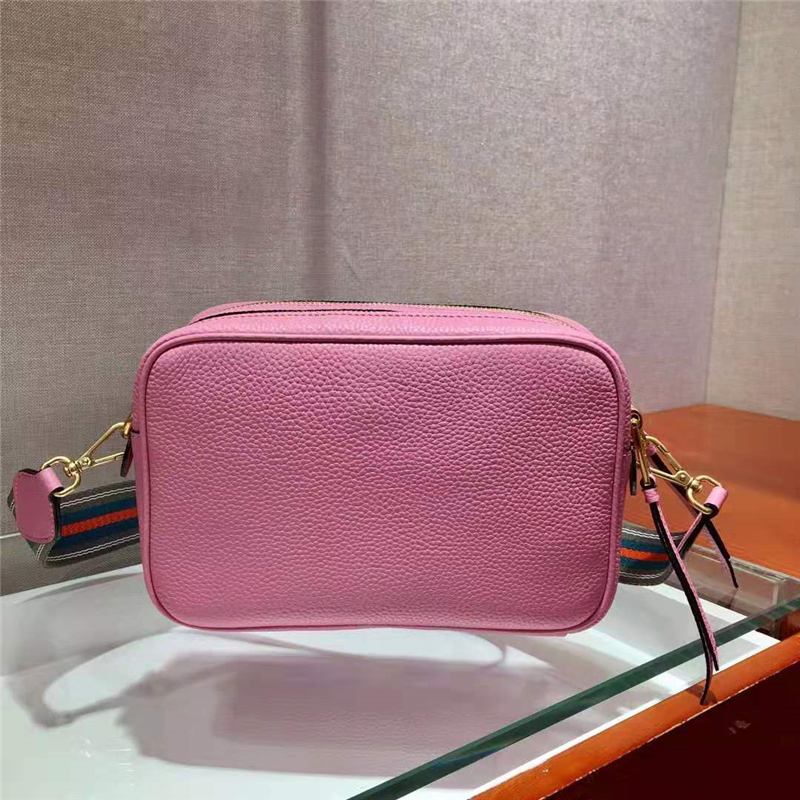 1BH082 Prada女包 普拉達(dá)單肩包 Prada新款 普拉達(dá)單肩斜挎包 粉色
