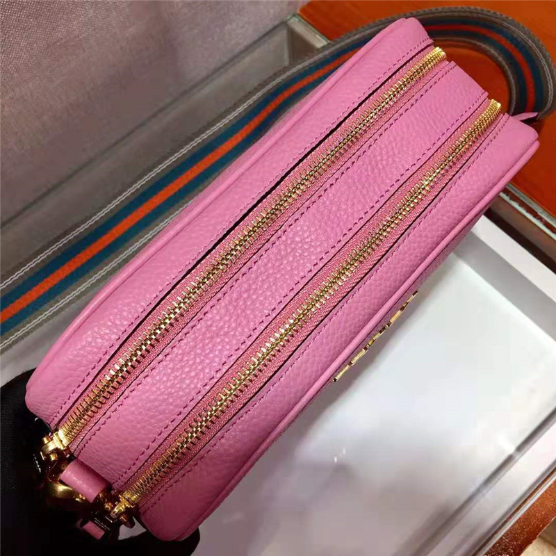 1BH082 Prada女包 普拉達(dá)單肩包 Prada新款 普拉達(dá)單肩斜挎包 粉色