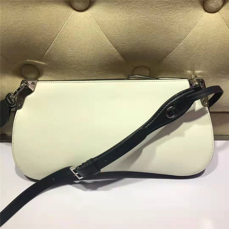 1BH111 Prada Sidonie女包 普拉達皮革單肩包 小牛皮 普拉達肩背包 白色
