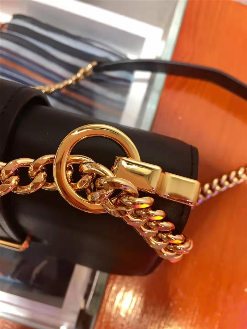 1BD184 Prada Sidonie女包 普拉達手袋 小牛皮 普拉達鏈條包 黑色