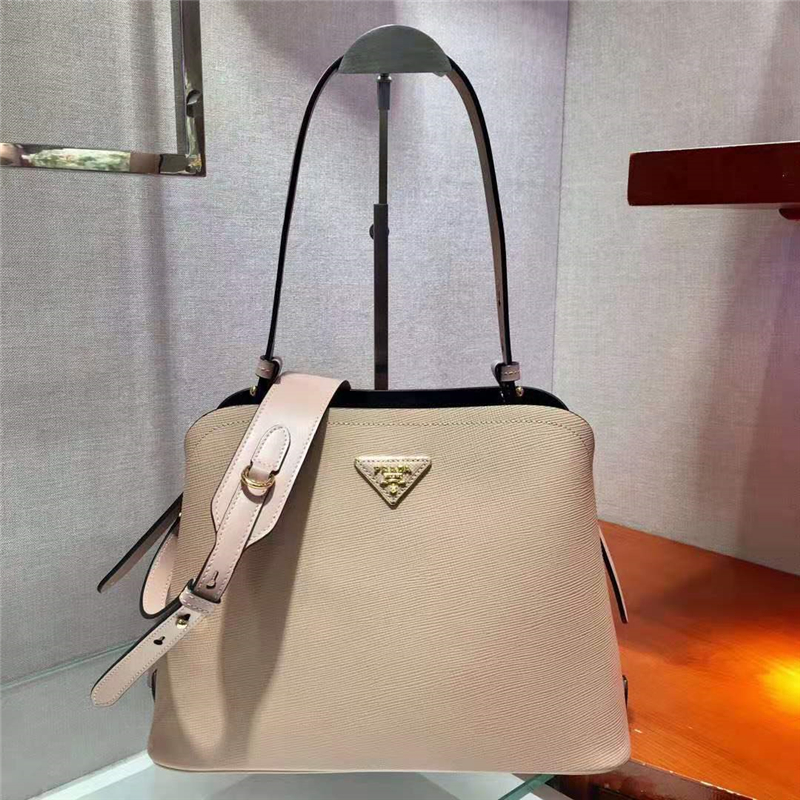 1BA251 Prada女包 Matinée 小號 牛皮 普拉達手提包 裸粉