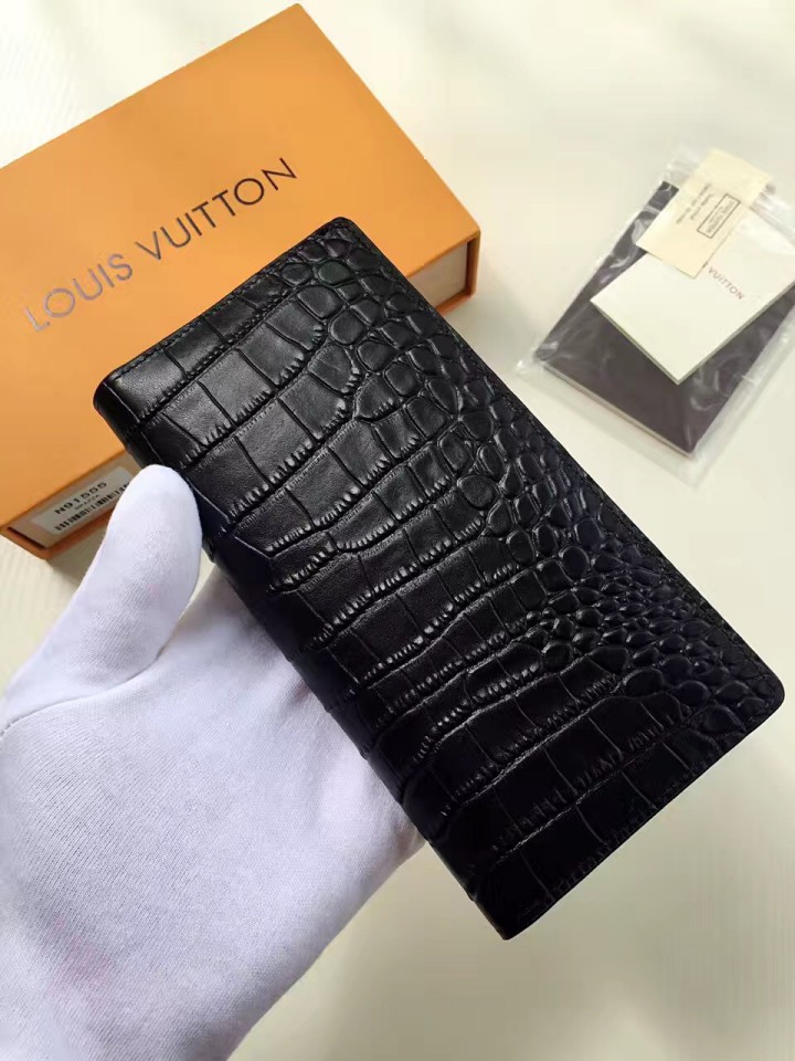 【圖】LV BRAZZA西裝夾 鱷魚紋牛皮珍稀皮革N91555