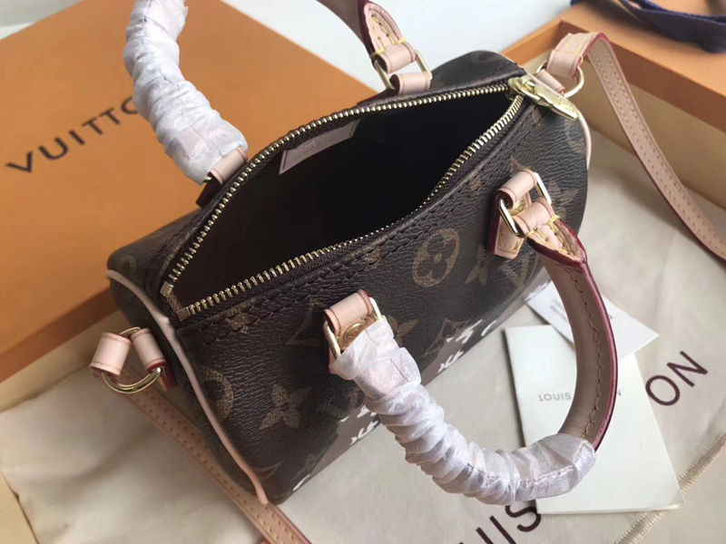 M61252 LV NANO SPEEDY 手袋 LV柴犬系列 LVmini枕頭包