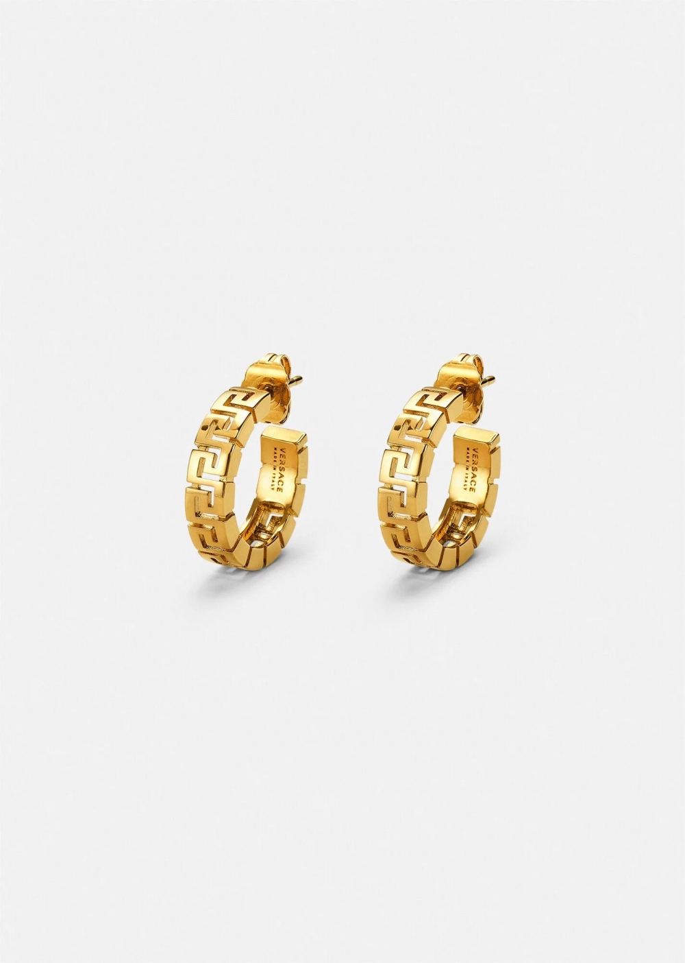 Versace Greca Hoop Earrings