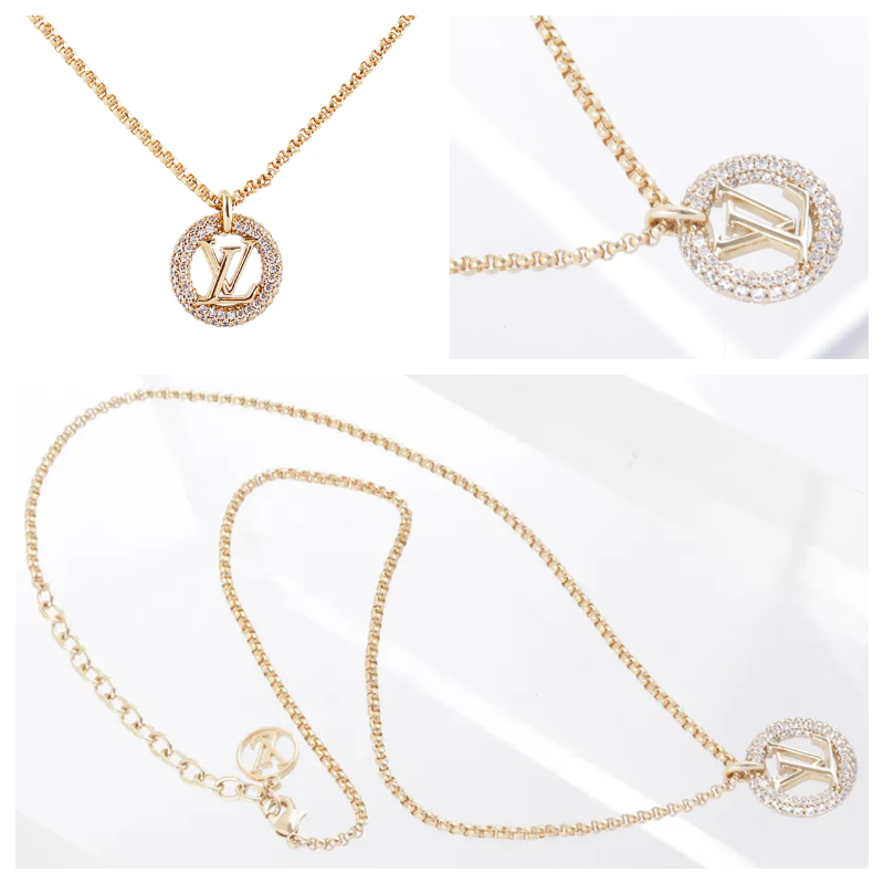 Louise By Night 標志水晶圓圈項煉