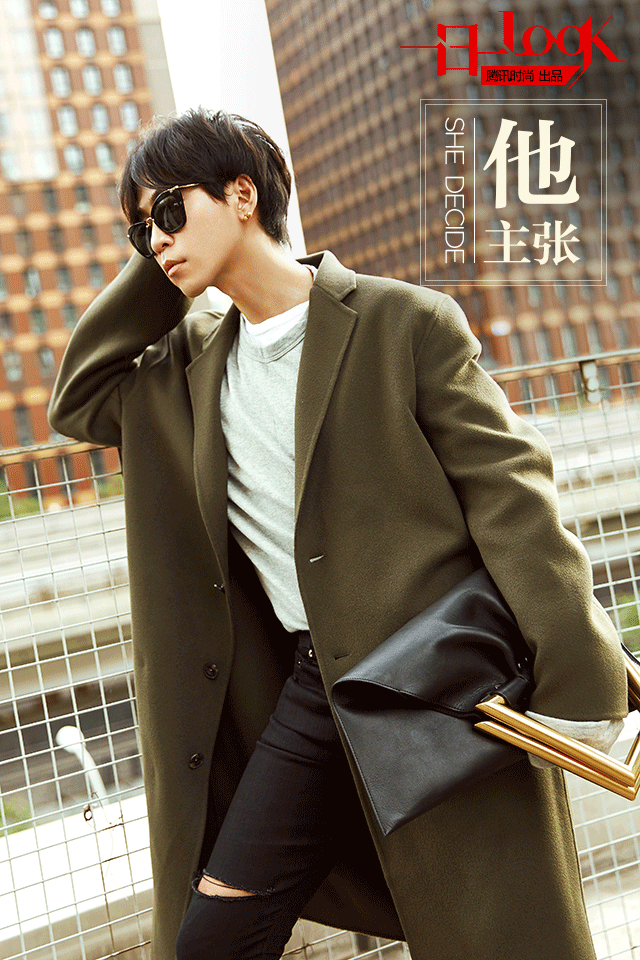 一日一LOOK 韓火火的不規則手袋搭風衣點亮秋日午后