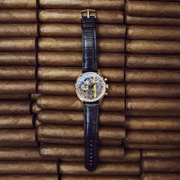 真力時發布高斯巴雪茄50周年特別款腕表