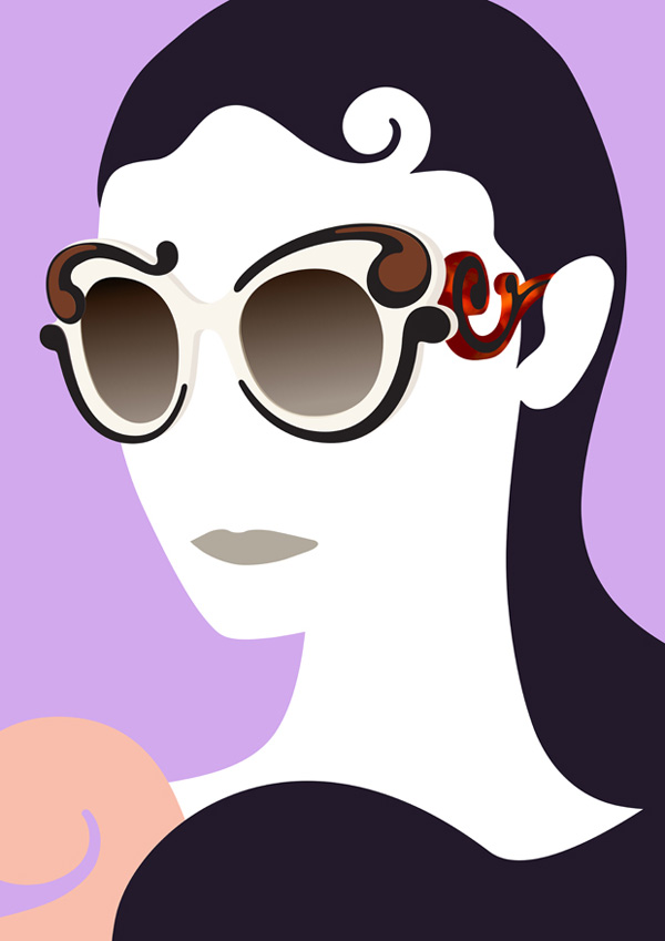 PRADA 發布全新巴洛克太陽鏡系列