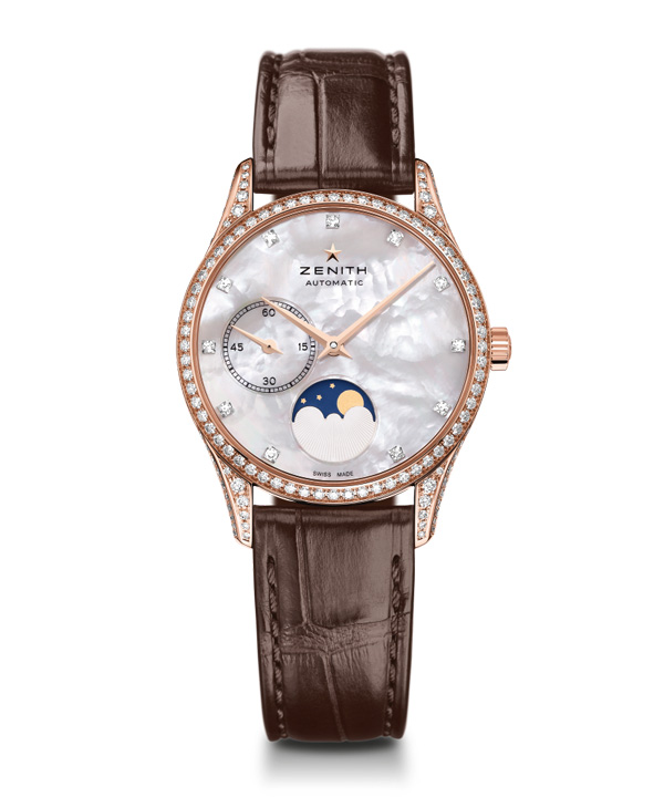 真力時全新兩款Elite菁英系列月相仕女腕表