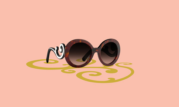 PRADA 發布全新巴洛克太陽鏡系列