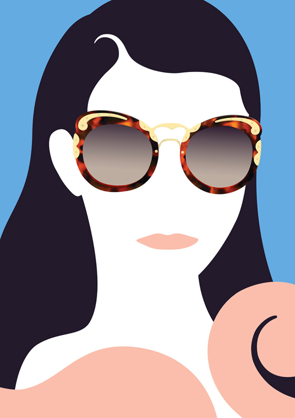 PRADA 發布全新巴洛克太陽鏡系列