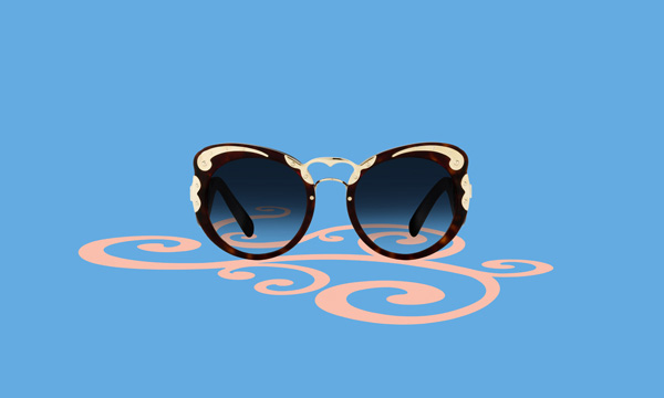 PRADA 發布全新巴洛克太陽鏡系列